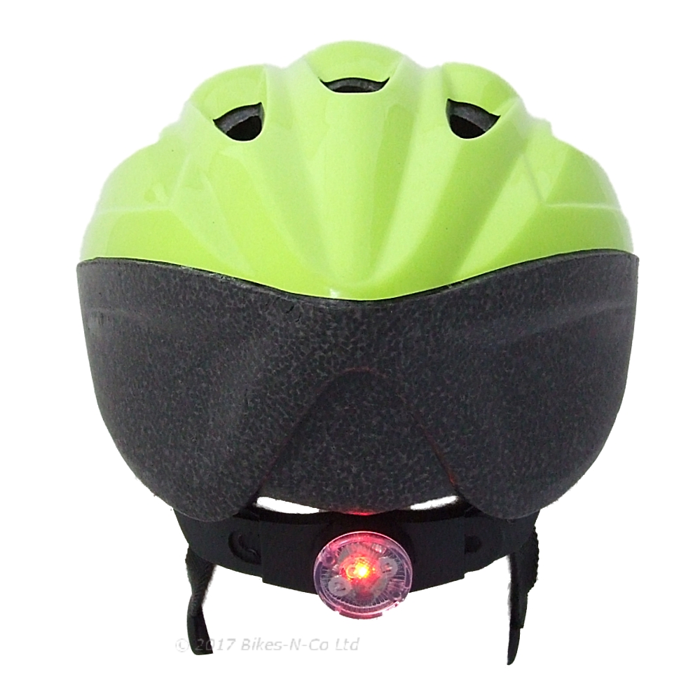 Alpha+ Bike Helmet With Built In LED Rear Light - Click Image to Close
