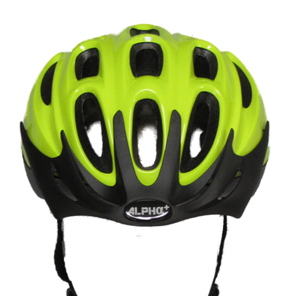 Alpha+ Bike Helmet With Built In LED Rear Light - Click Image to Close