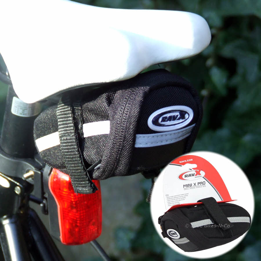 Mini-X-Pro Small, Easy, Velcro-On Saddle Bag from Rav-X